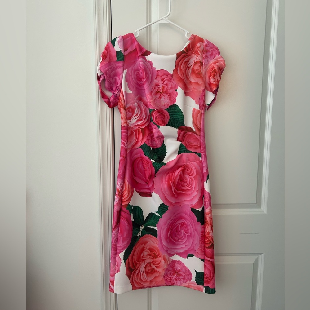 Karl Lagerfeld Pink and White Floral Dress